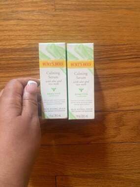 Burt's Bees Sensitive Solutions Calming Serum with Aloe and Rice Milk, 1 fl oz